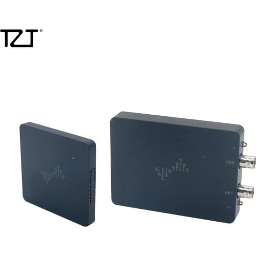 TZT Portable Metal DSLogic 16 Channels 100MHz DSLogic Kit Logic Analyzer + Powerful Oscilloscope