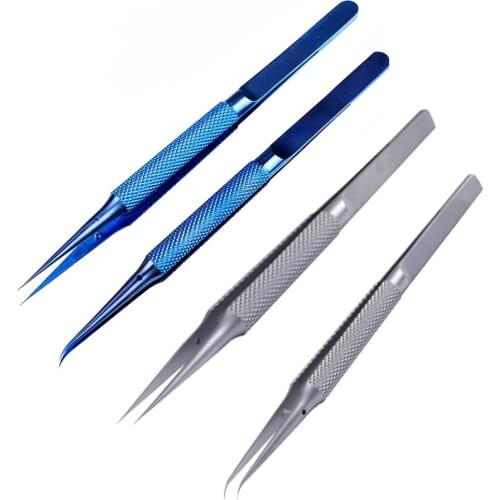Professional steel Repair Fly line finger print Tweezers Pliers for iPhone Sumsung pad Motherboard Maintenance