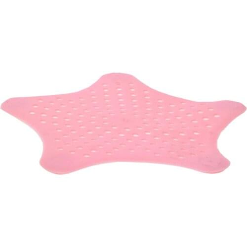 Five-pointed star kitchen sink anti-clogging starfish silicone floor drain bathroom sewer filter