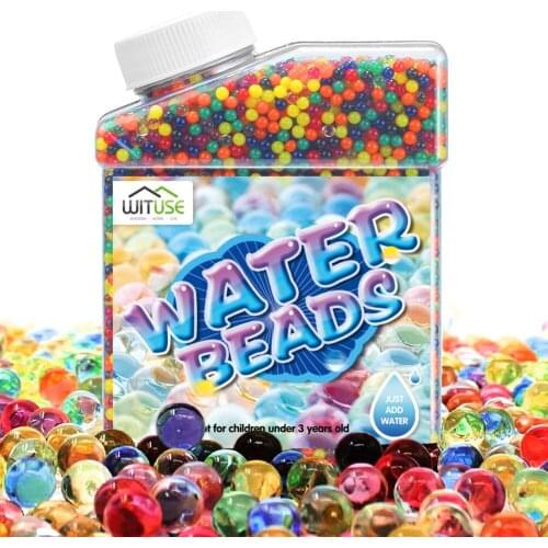 Grow Magic Beads Mix Kids Crystal Soft Water Bullets Gun Toy Aqua Rainbow Ball Filler Mud Toy Home Decor Magic Gel Accessories