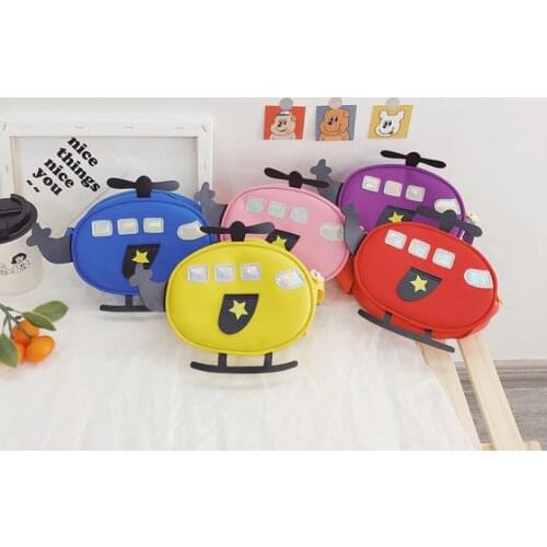 Cute Toddler Baby Plane Messenger Bag Children Kids Girls Princess Shoulder Bag Handbag Solid Princess Coin Purses