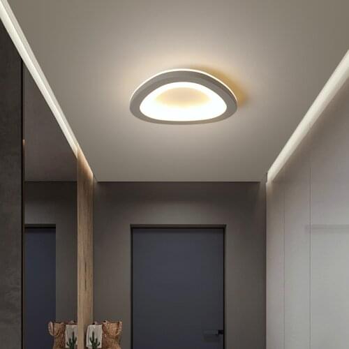 Bedroom lamp ceiling lighting simple round ultra-thin modern study lamp Nordic style warm and romantic room lamp