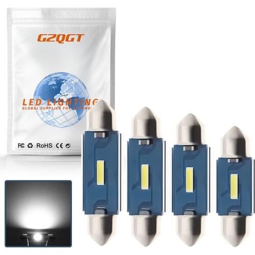 4PC CANBUS c5w led 31mm 36mm 39mm 41mm 1SMD 1860 Chip LED Festoon Bulb Car Dome Light Canbus No Error Auto Interior Reading Lamp