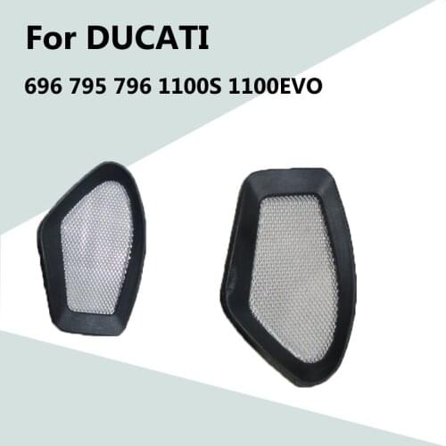 For DUCATI 696 795 796 1100S 1100EVO Motorcycle Accessories Fuel Tank Breathable mesh ABS Injection Fairing
