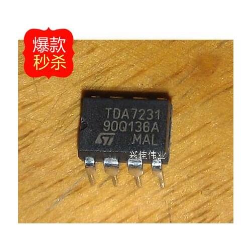 10PCS New original authentic TDA7231 DIP8 1.6W audio power amplifier ST
