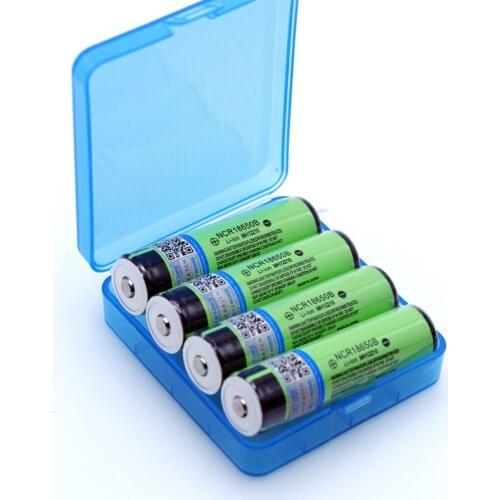 4PCS VariCore protected for 18650 3400mAh battery NCR18650B with original new PCB 3.7V Suitable for flashlights+BOX