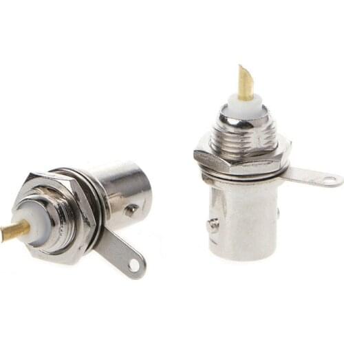 5 Pcs/Set BNC Female Connectors Chassis Panel Mount Monitor Accessories