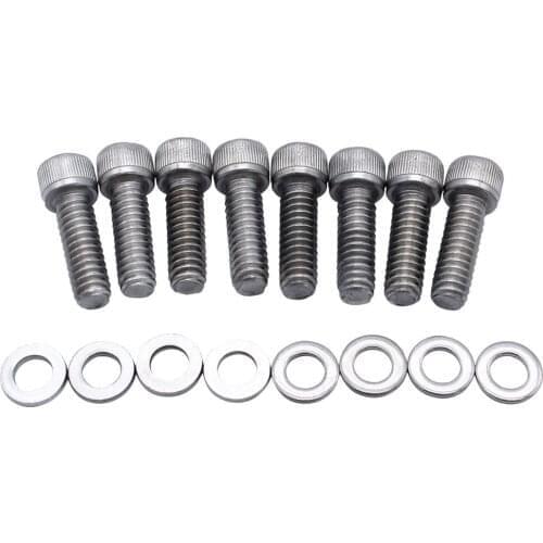 8Pcs Engine Valve Cover Installation Bolts Sets For 265 283 302 305 327 350 400 SB Engine Cylinder Head Hexagon Socket Head Bolt