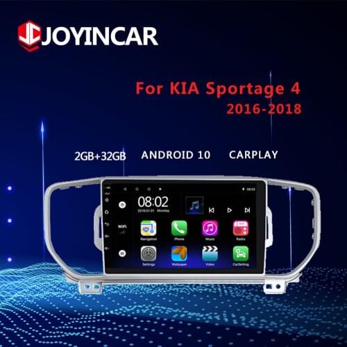 9'' Android 10 9.1 Car Radio For KIA Sportage 2016-2018 Multimedia Video Player 2 Din GPS Stereos Carplay RDS 2G+32G No dvd