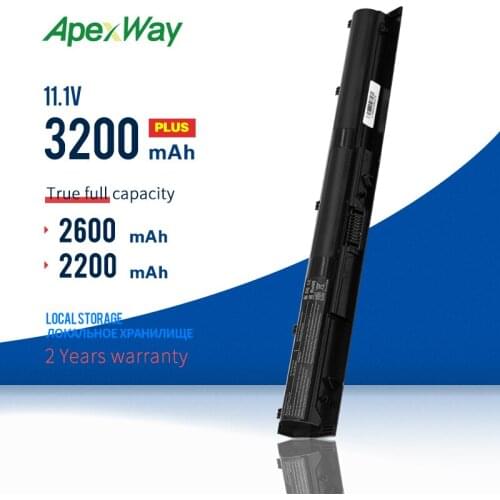 2200mAh 14.8V Laptop Battery For HP Pavilion 14-ab000 15-ab000 17-g000 series KI04 HSTNN-DB6T HSTNN-LB6S TPN-Q158 800009-241