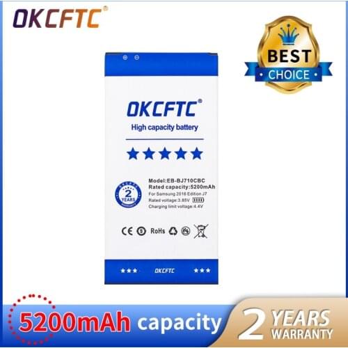 5200mAh EB-BJ710CBC Battery for Samsung Galaxy J72016 SM-J7109 J7108 J7008 J7009 J710H J710M J710F J710FN Mobile Phone Battery