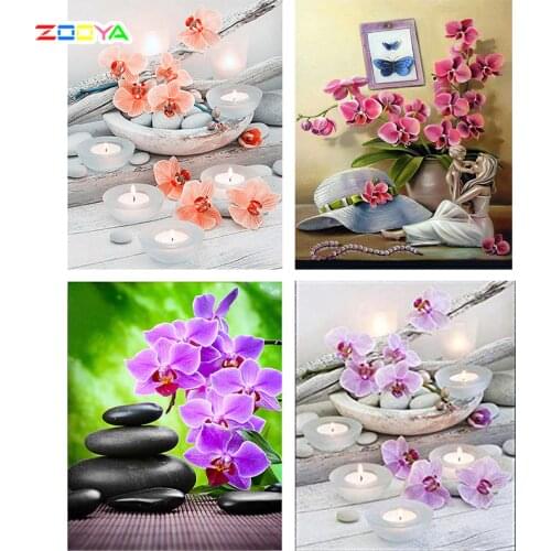 Full Drill Square 5D Diamond Painting Sea Flower Diamond Embroidery Full Set Cross Stitch Diamond Mosaic Sale Home Decor Zh012