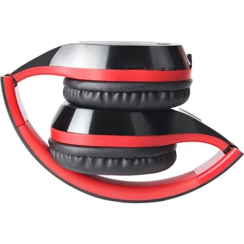 New Fashion Bluetooth V5.0 Earphones Wireless Folding Headphones 9D Stereo Sound Portable Wired Sports Headsets for Video Games