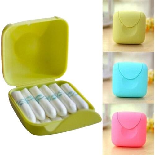 Travel Outdoor Portable Women Tampons Storage Box Holder tool set 2019