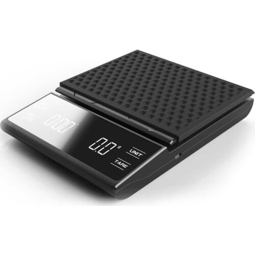 Electronic Digital Coffee Scale Ktichen Balance Baking Tools Food Hand Versatile Bar Gram with Timer 3KG/0.1g Cafe LED Display