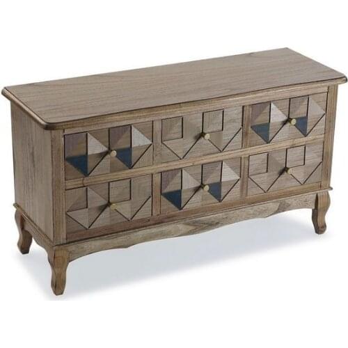 Chest of drawers ELVA Wood (33,5 x 52 x 96 cm)