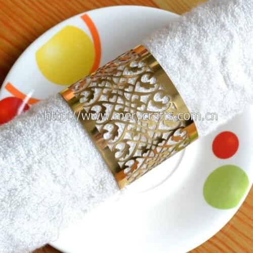 Round napkin rings Christmas decorative napkin ring for wedding