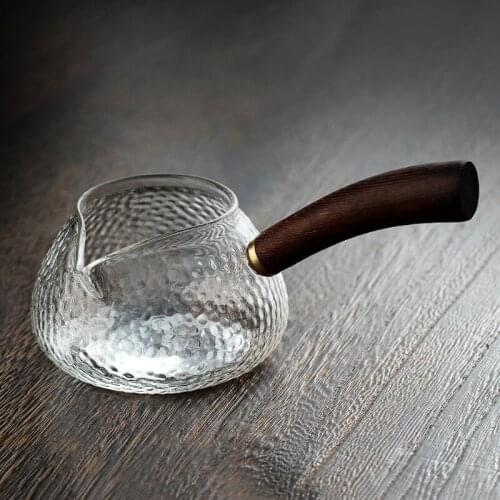 240ml Japanese Style Mug Heat Resistant Glass Fair Cup China Kung Fur Teaware Accessories Chahai Coffee Mugs Public Cups Crafts