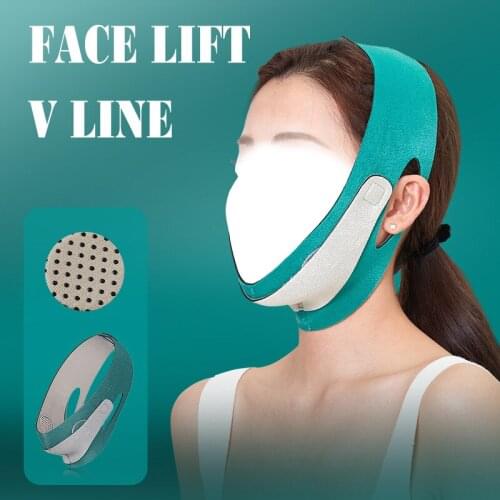 Slimming Mask for Face Women V-face Cheek Lifting Belt Facial Strap Band Reduce Double Chin Face Massager Skin Care Bandage 5051