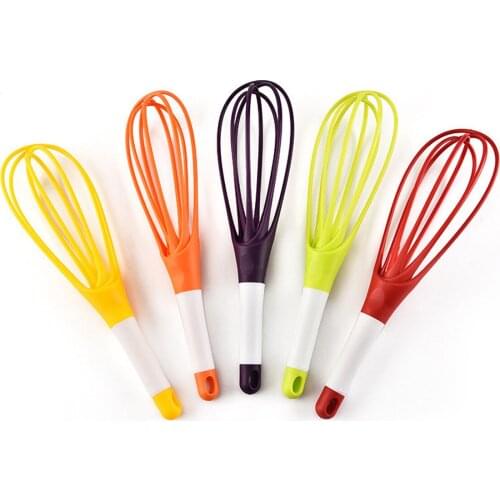 Multifunctional Rotary Manual Egg Beater Mixer Mini Plastic Kitchen Egg Whisk Bake Tool Egg Agitator