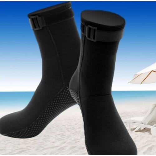 3mm Neoprene Socks Cold-proof Footwear Water Sport Snorkeling Boots for Unisex Adult Underwater Sports Surfing Diving Kayaking