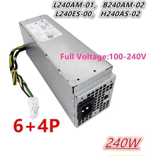 New PSU For Dell 3050 3060 3650 5050 7050 6Pin 240W Power Supply H240ES-00/02 L240AM-02/00 B240NM-00 H240NM-00 AC240AM-01
