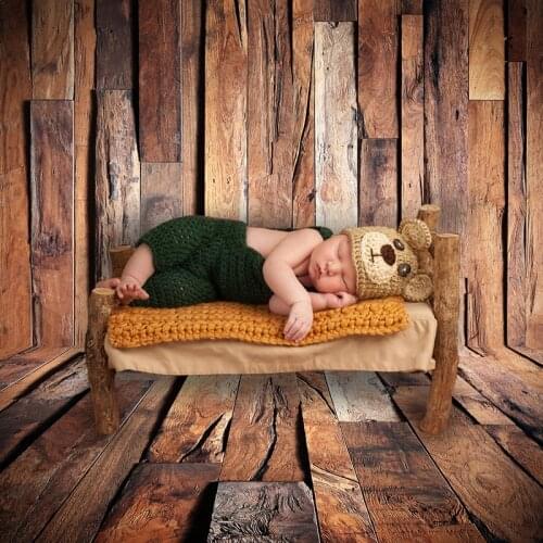Solid Wood Splice Board Vinyl Photo Backdrops for Photography 5x7ft Newborn Photo Background for Photo Studio Camera fotografia