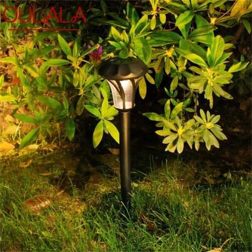OULALA Solar Lawn Light Outdoor Waterproof Plug In Garden Fixture Home Decorative For Landscape Street Lawn Park