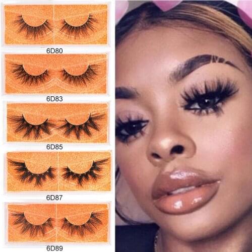 Fluffy Mink Eyelashes Natural False Eyelash Long Makeup 3D Mink Lashes Extension for Beauty Cruelty Free Eye Lash