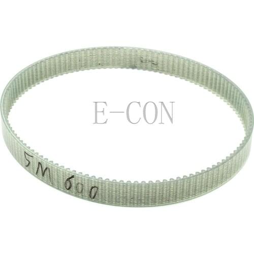 1pcs/5pcs 600-5M HTD Timing Belt 120 Teeth Transparent PU Steel Wire Closed Loop 15mm/20mm Wide