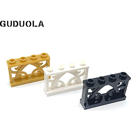 Guduola Special Brick 19121 Iron Fence 1x4x2 with 4 Knobs MOC Build Educational DIY Toys Parts 15pcs/LOT