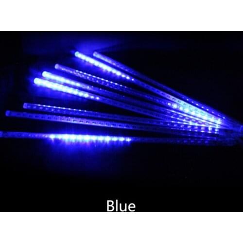 Led 30CM 50CM Meteor Shower Rain Tube Garland Christmas Tree Luces Navidad Decorative Xmas Outdoor Fairy Lights String