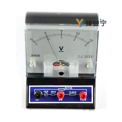 Dc voltmeter (2.5, 3V,15V) /physics teaching instrument