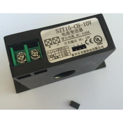 Output 0-10V DC current transducer AC current sensor AC0-10/20/50/100/150