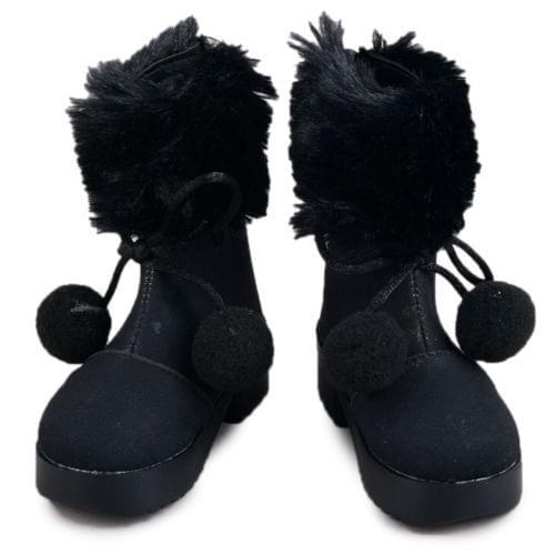 [wamami] 1/4 Black Suede Ball Shoes Boots For SD BJD AOD Dollfie Doll