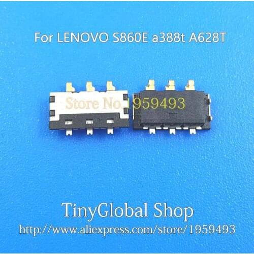 2pcs/lot XGE New Connector Plug Battery Clip Holder replacement For Lenovo S860E a388t A628T top quality