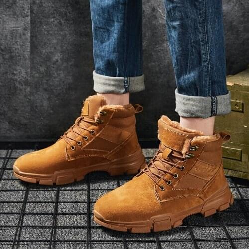 Snow tactical MEN work mens botas vintage timber mens high black cowboy boots ankle for man motocycle leather men winter combat