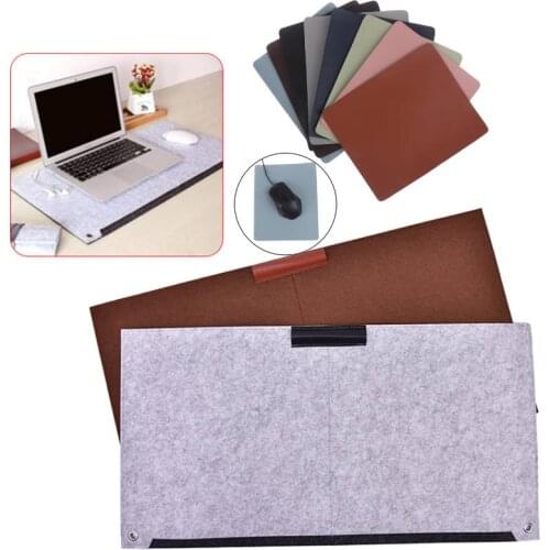 1PC Large Office Desk Mat Modern Table Keyboard Computer Mouse Pad Wool Felt Laptop Cushion Desk Mat Gaming Mousepad Mat