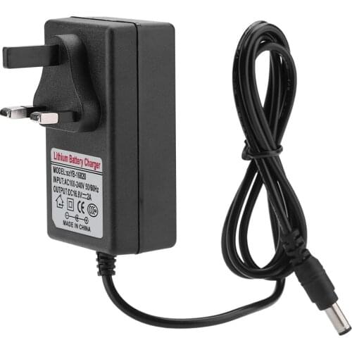 SOONHUA Power Adapter Replacement Power Adapters AC100-240V Lithium-Ion Battery Charger Safe Charge DC 16.8V 2A UK/EU/US Plug