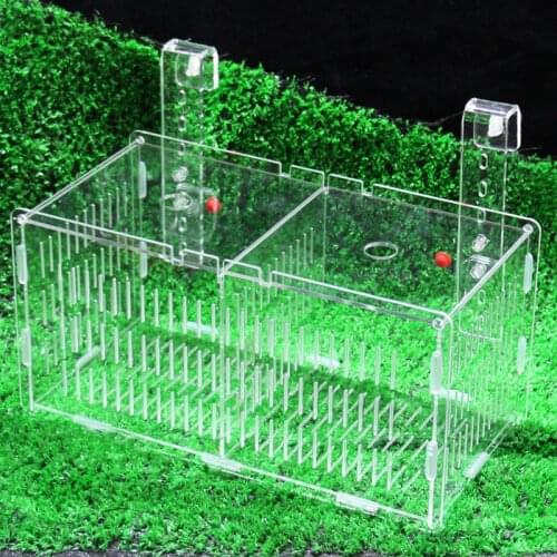 Acrylic Fish Tank Isolation Box Aquarium Breeding Box Hanging Fish Tank Feeding Box Aquarium Accessories