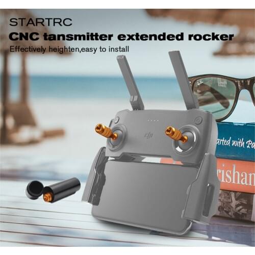 DJI mavic mini accessories spare parts 2pcs CNC Remote Control Thumb Rocker Stick Cover Protector with storage case