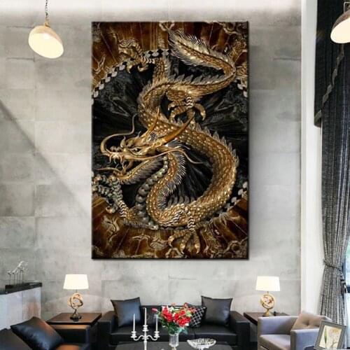 Full square Round drill Diamond Dragon art, Chinese style, large size embroidery diamond Painting Cross Stitch Rhinestone Mosaic