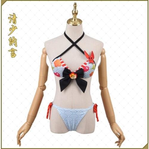 Anime Fate/Grand Order FGO Seishonagon Sexy Swimsuit Party Outfit Uniform Cosplay Costume Halloween Women Free Shipping 2021New