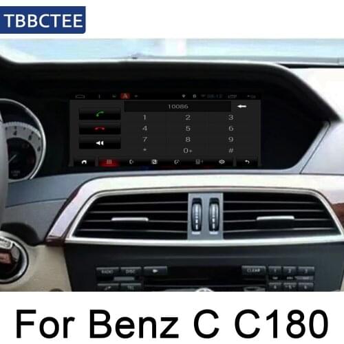 For Mercedes Benz C Class C180 2011~2014 Car Android System 1080P IPS LCD Screen Car Radio Player GPS Navigation BT WiFi AUX Map