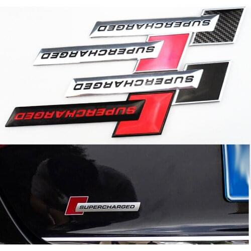Car Styling Supercharged Turbo Boost Loading 3D Emblem Badge Sticker for Nissan Teana X-Trail Qashqai Livina Sylphy Tiida Sunny