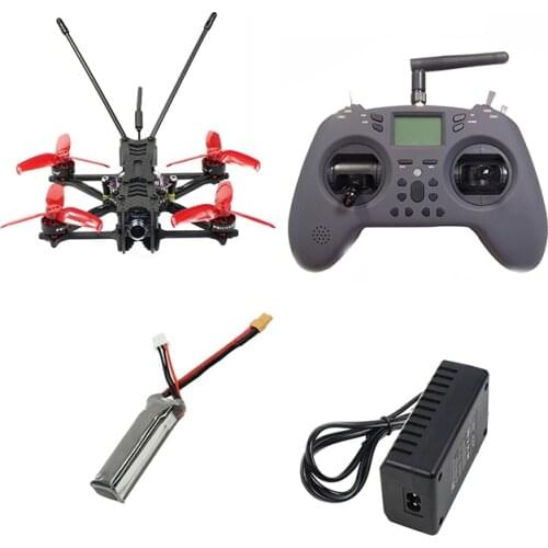 F115 FPV Racing Indoor F411 20A AIO 2S-5S BLHELI_ S Flight Controller 1204 5000kv Motor T-LITE Remote Controller DIY Drone Kit