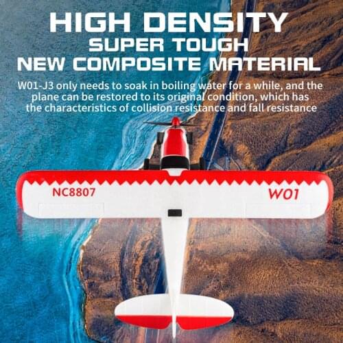 JJRC W01-J3 Fixed Wing 505mm Wingspan 6-axis Gyroscope 2.4Ghz 3CH Light Weight RTF Ready to Fly Outdoor RC Airplane Models Toys