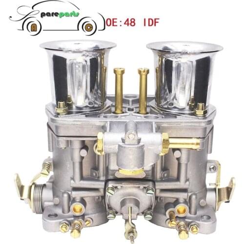 OEM 48IDF Carburetor Engine Carb with Chrome Air Horns For V W Volkswag en Bug Beetle WEBER EMPI 48 IDF Warranty One year