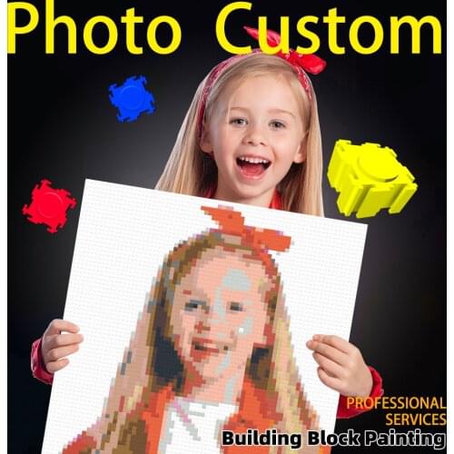 PixelFun Diy Custom Photo Custom Building Block Gift Toys Technic Wall Art Pixel Art Blocks Puzzle Unique Gift Diy Painting Toys