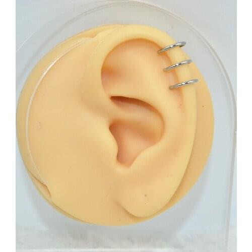 Lot50pcs Body Jewelry -Stainless Steel Ear Cuff Clip On Non Piercing Ear Helix Bar Upper Earring Cartilage No Hole Body Jewelry